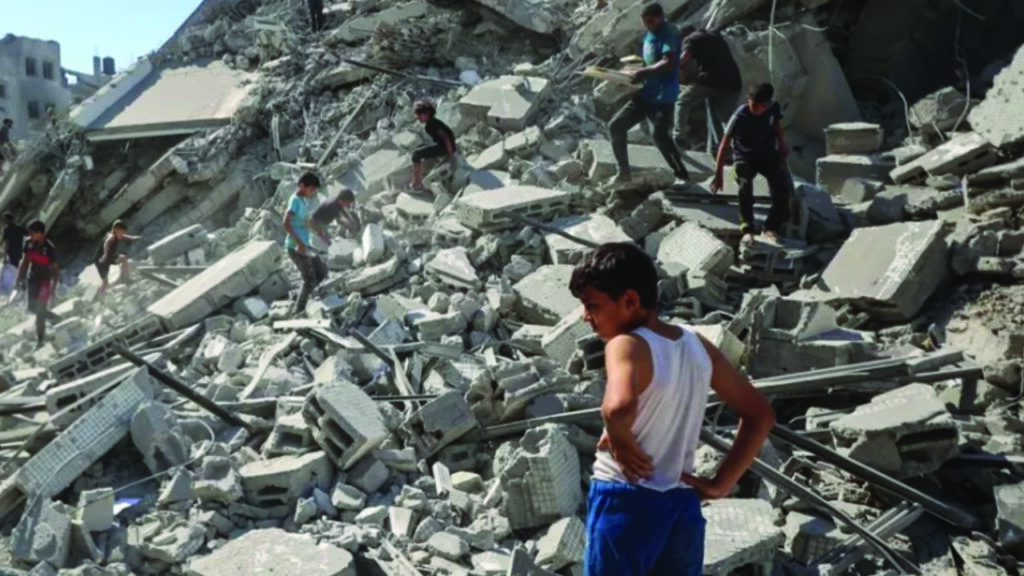 ফেলে যাওয়া ইসরায়েলি বোমায় গাজায় আহত হচ্ছে শিশুরা