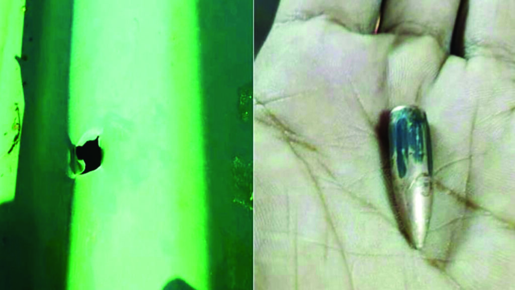 মায়ানমারের গুলি এসে পড়ল সীমান্তের এপারের বসতঘরে