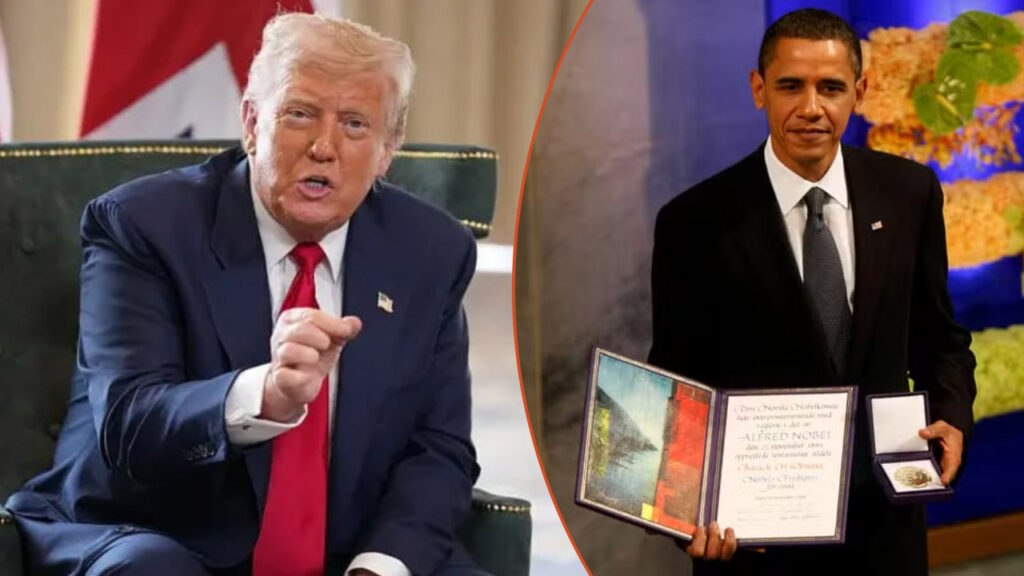 ওবামা কিছু না করেই নোবেল পেয়েছিলেন, অভিযোগ ট্রাম্পের
