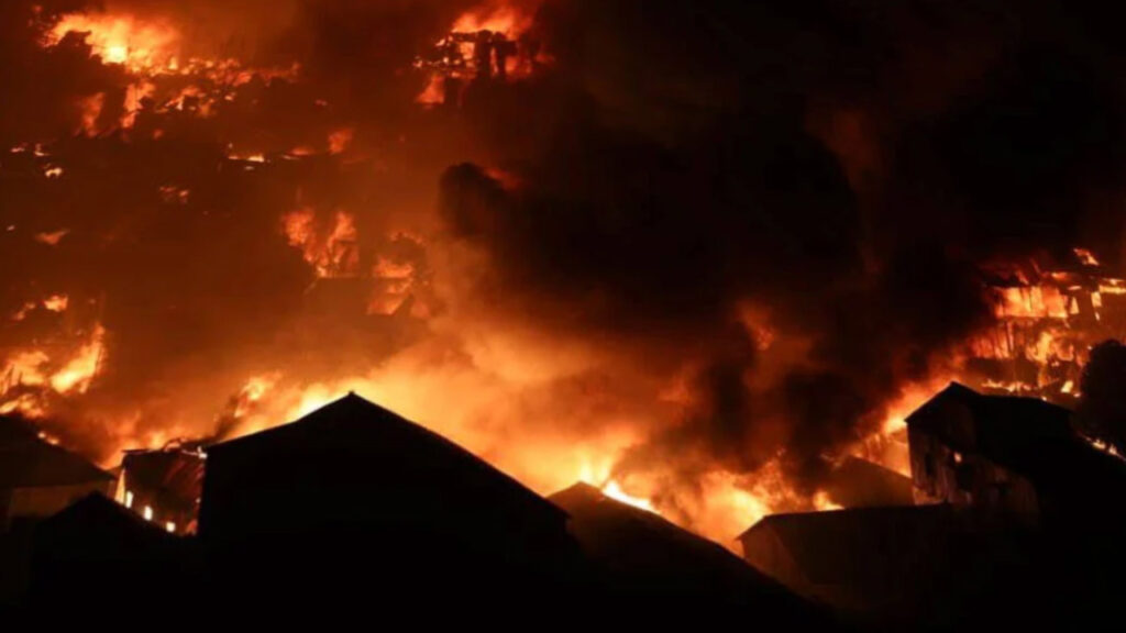 কড়াইল বস্তির আগুন ৫ ঘণ্টা পর নিয়ন্ত্রণে