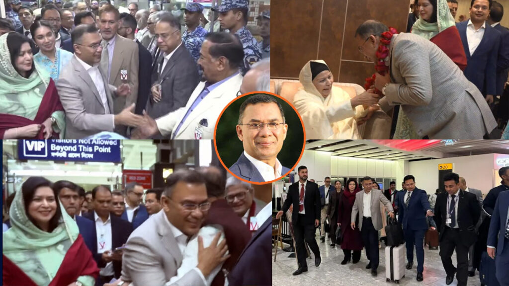 ঢাকার মাটিতে পা রাখলেন তারেক রহমান