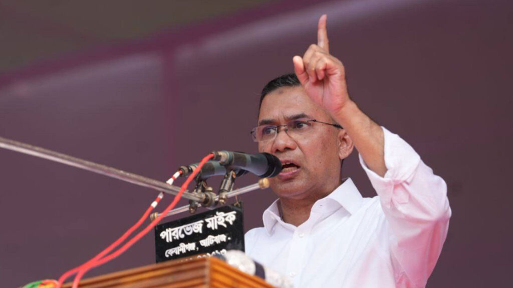 দিল্লি-পিন্ডি নয়, সবার আগে বাংলাদেশ : তারেক রহমান