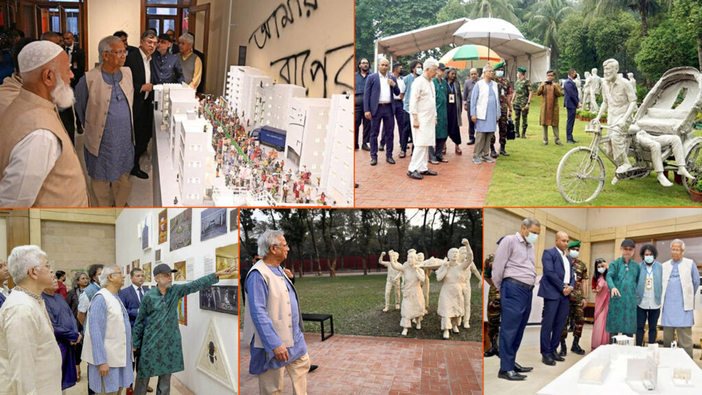 জুলাই স্মৃতি জাদুঘর পরিদর্শন করলেন প্রধান উপদেষ্টা