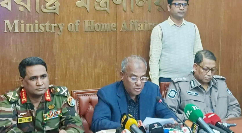 নির্বাচনে আইনশৃঙ্খলা বাহিনী ২ পর্বে মোতায়েন হবে: স্বরাষ্ট্র উপদেষ্টা