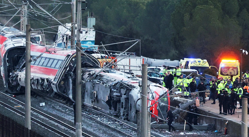 স্পেনে ট্রেন দুর্ঘটনায় নিহত বেড়ে ৩৯
