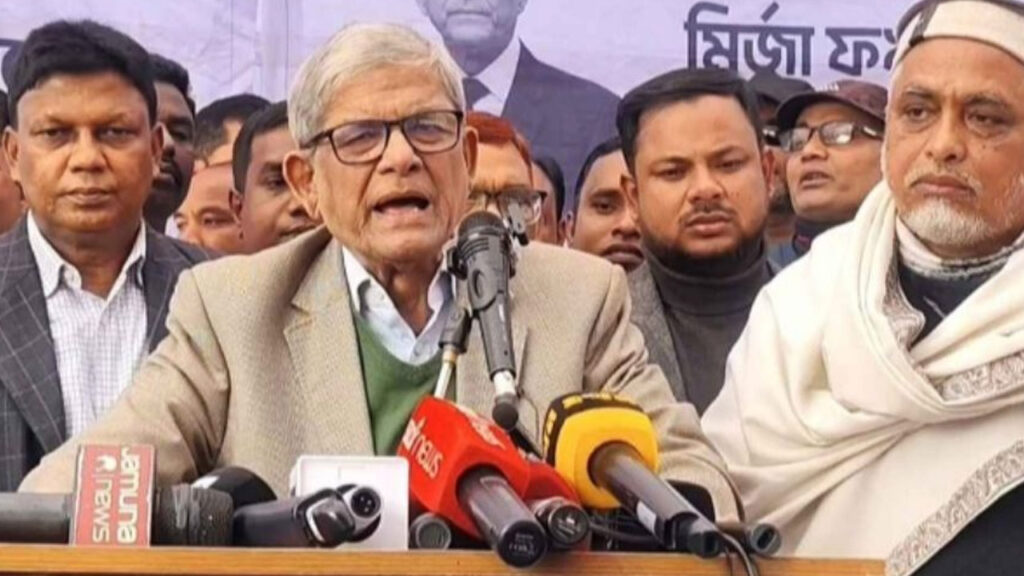 জামায়াত দেশকে আফগানিস্তান বানাতে চায়: মির্জা ফখরুল