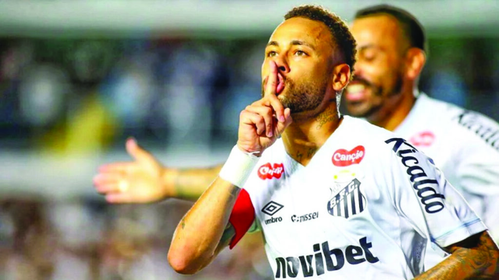 নেইমারের জাদুতে লিগ মৌসুমে সান্তোসের প্রথম জয়