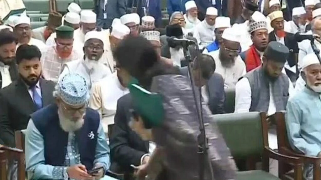 সংবিধান সংস্কার পরিষদ শপথ শুরু হতেই বেরিয়ে গেলেন রুমিন-ইশরাক