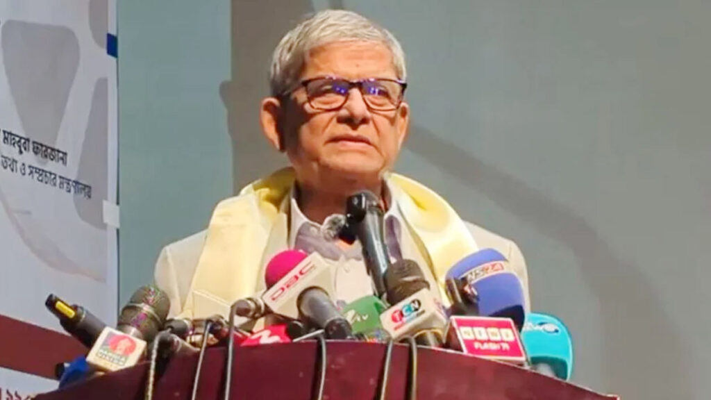 ফ্যাসিস্ট হাসিনা বিদেশে বসে দেশকে অস্থিতিশীল করার চেষ্টা করছেন: মির্জা ফখরুল